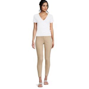 Nwt No Boundaries Juniors Pull On Jeggings Size meduim 7/9 biege tan skinny pant